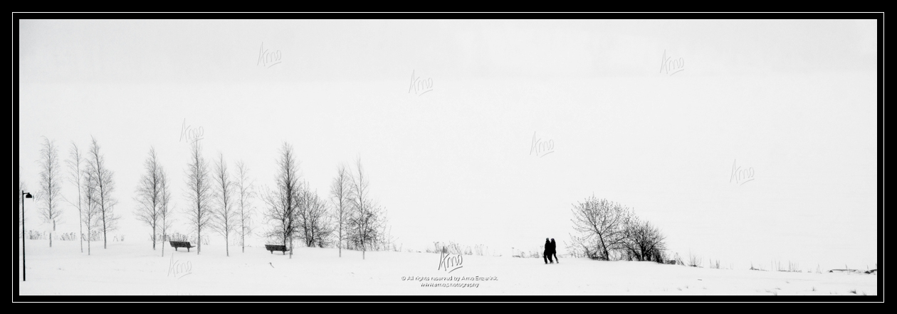 snow, winter, couple, landscape, photography