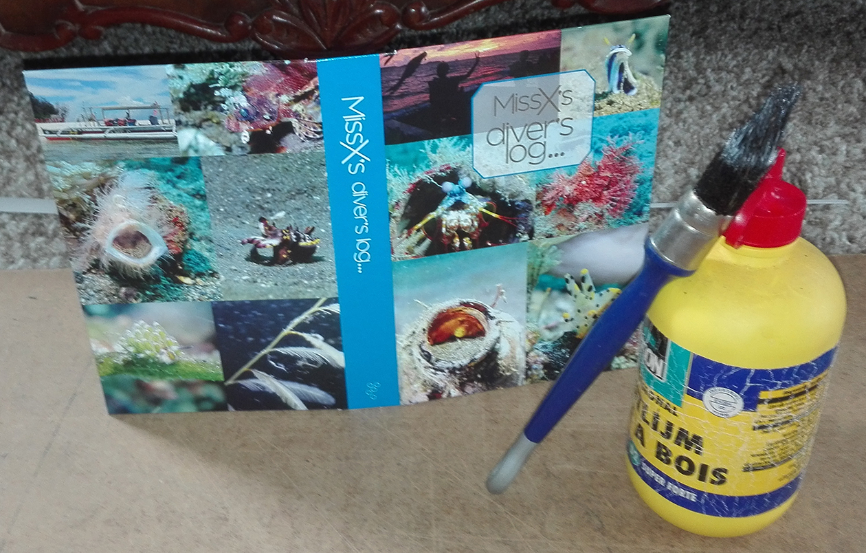 Custom Dive Log cover creation